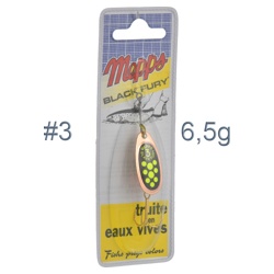 Blister Black Fury 3 Copper-Chartreuse - фото