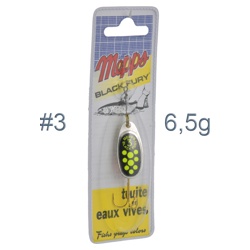 Blister Black Fury 3 Silver-Chartreuse - фото