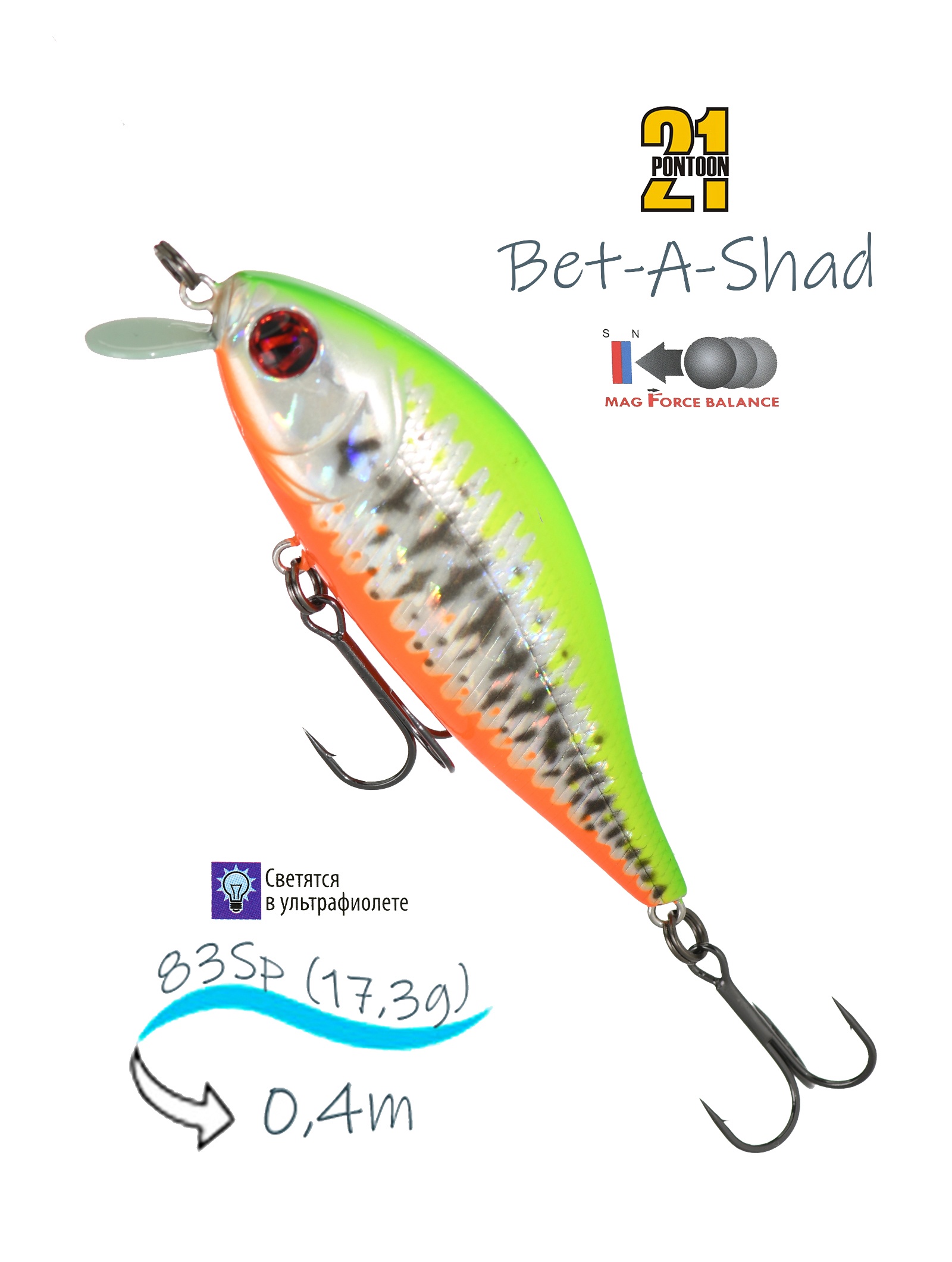 Bet-A-Shad 83 SP-SR R33