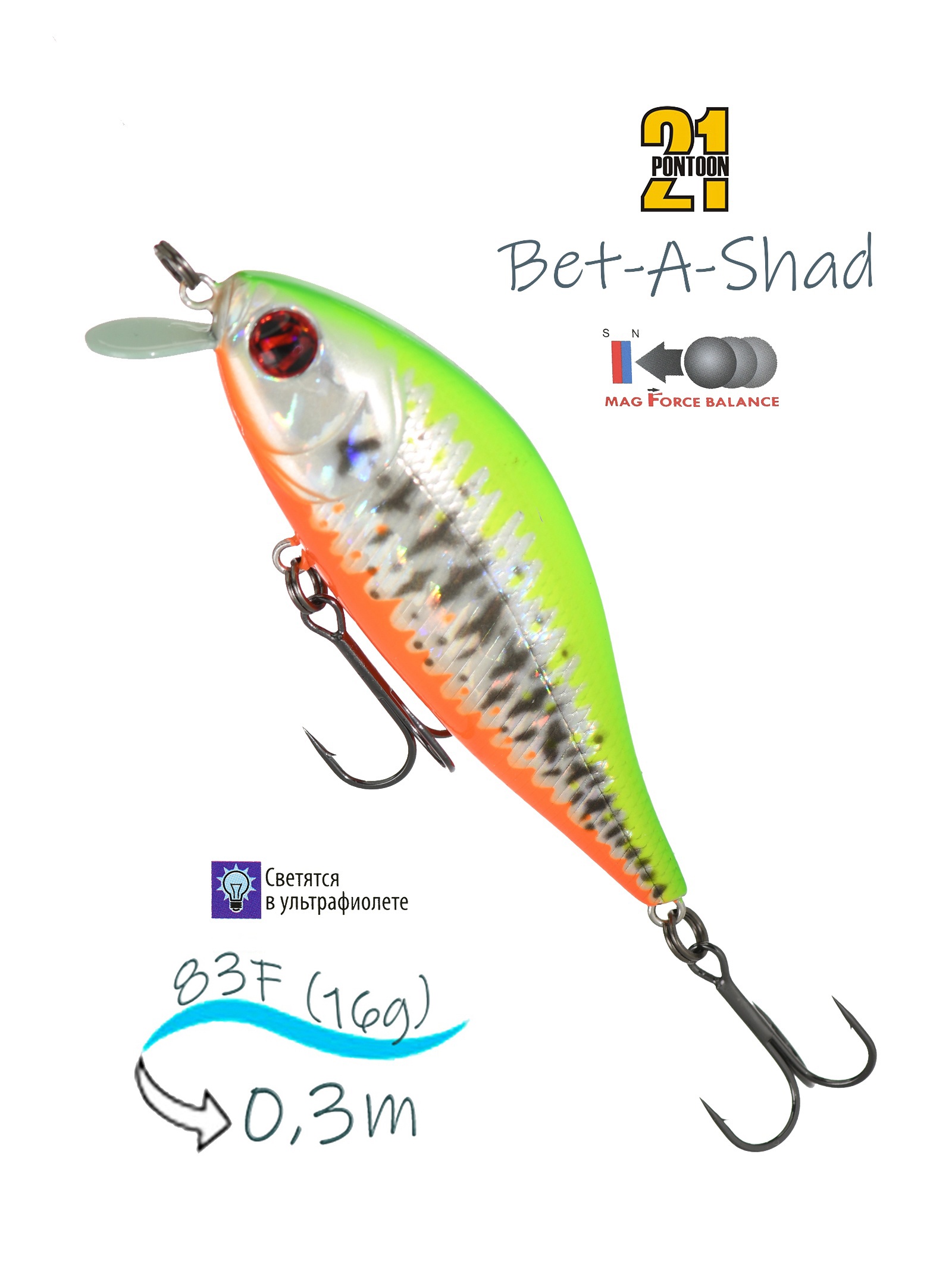 Bet-A-Shad 83 F-SR R33 - фото