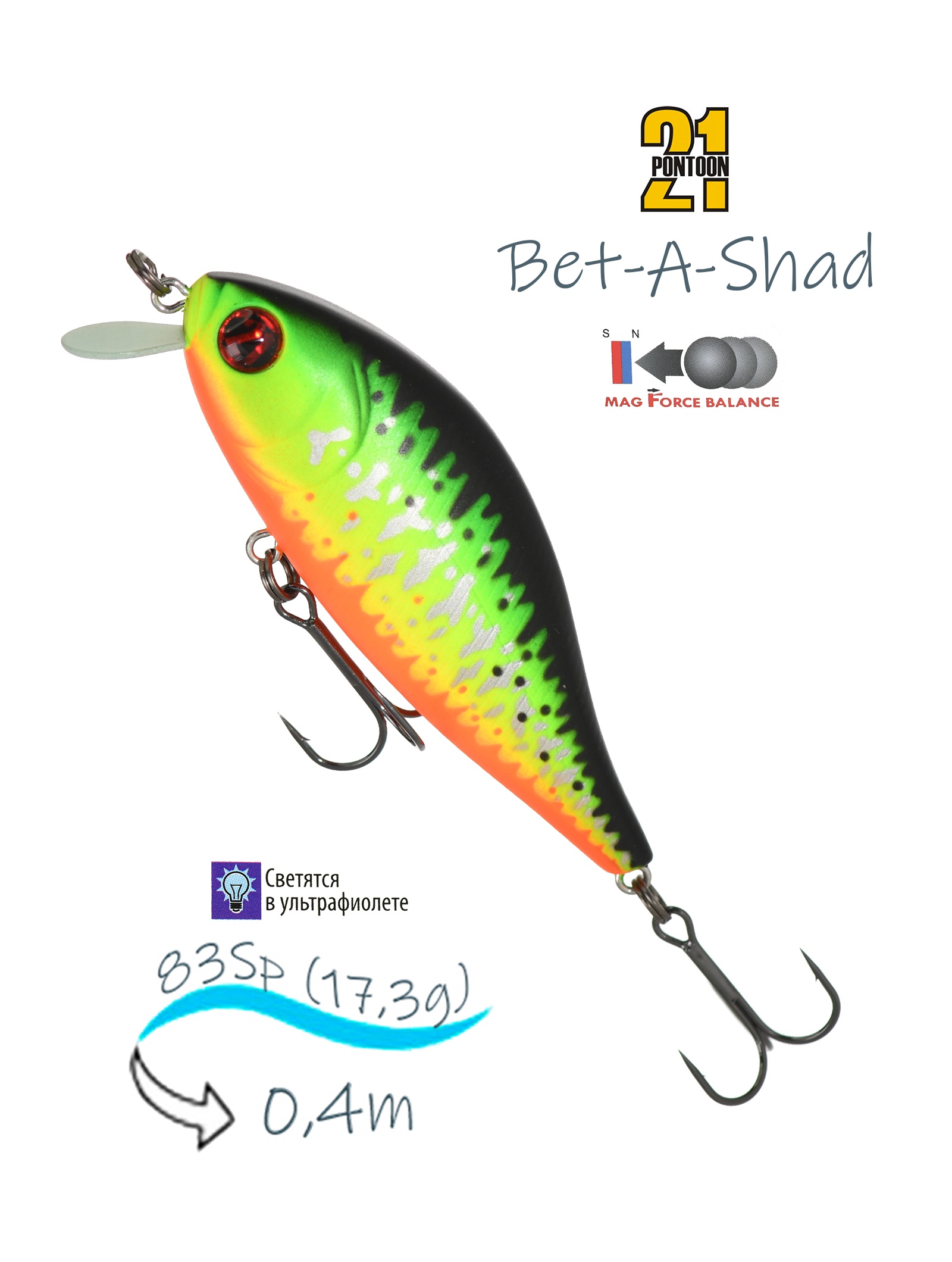 Bet-A-Shad 83 SP-SR R77