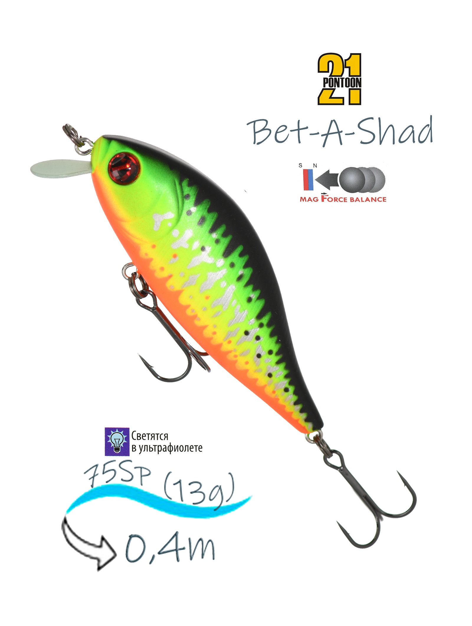 Bet-A-Shad 75 SP-SR R77
