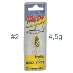 Blister Black Fury 2 Gold-Chartreuse - фото