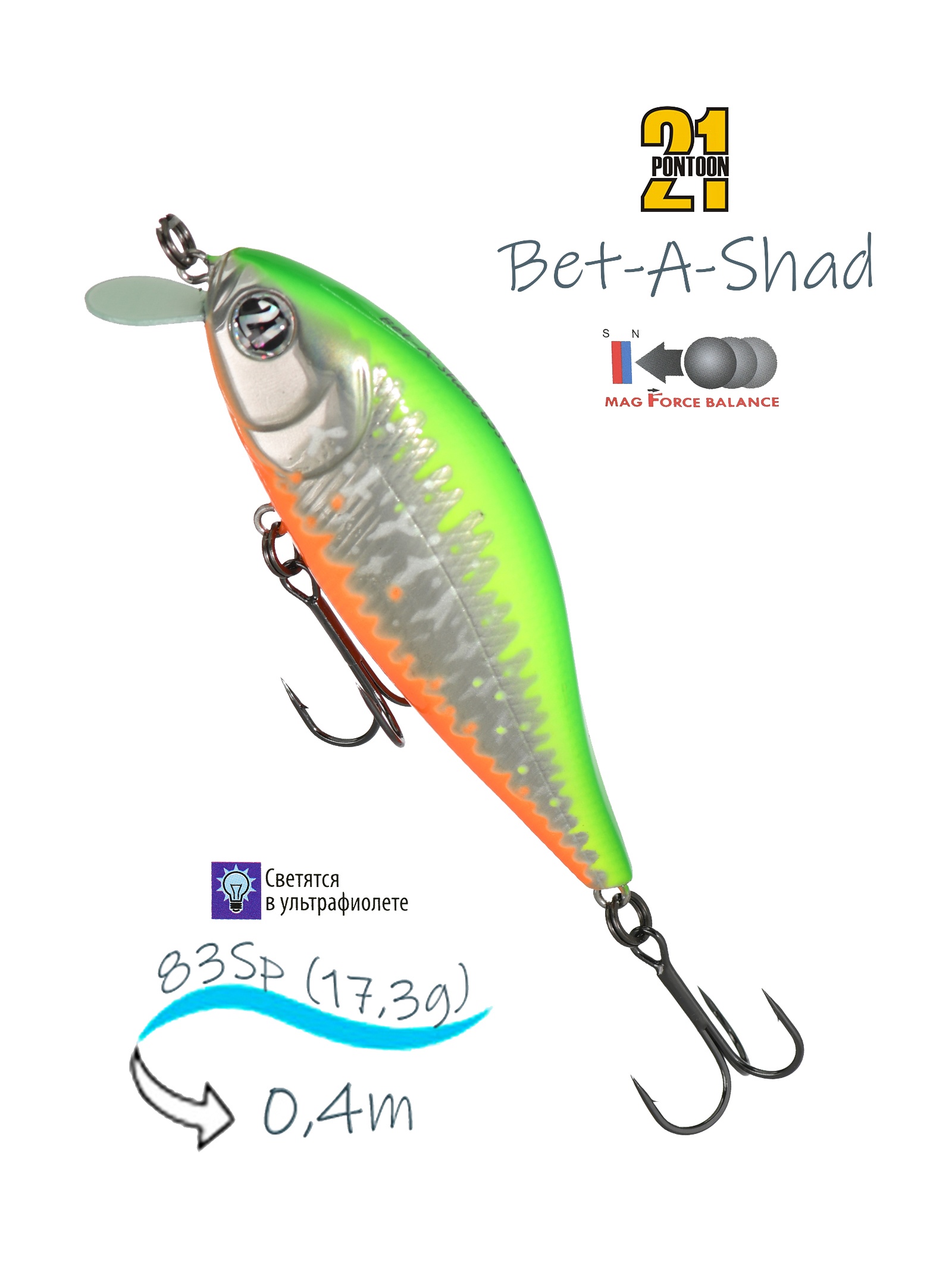 Bet-A-Shad 83 SP-SR R66
