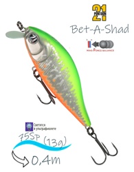 Bet-A-Shad 75 SP-SR R66 - фото
