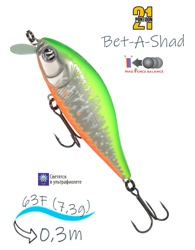 Bet-A-Shad 63 F-SR R66 - фото