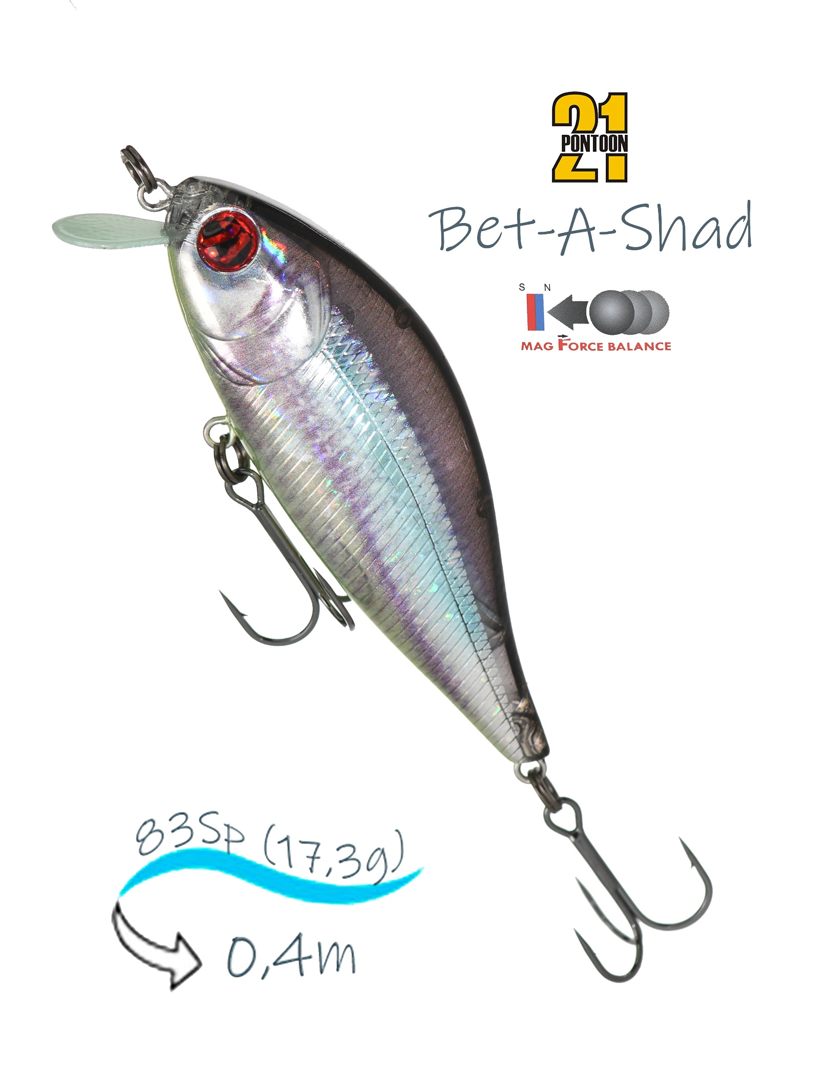 Bet-A-Shad 83 SP-SR R55