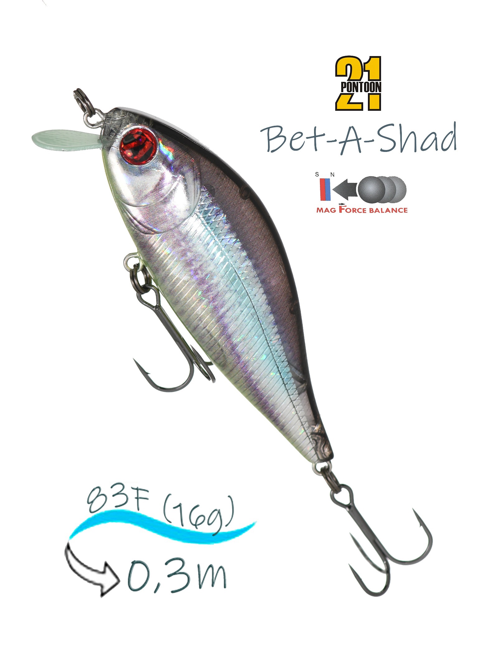 Bet-A-Shad 83 F-SR R55 - фото