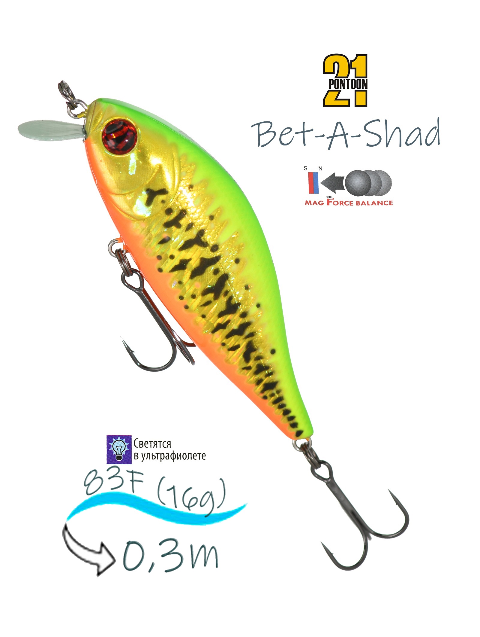 Bet-A-Shad 83 F-SR-R65