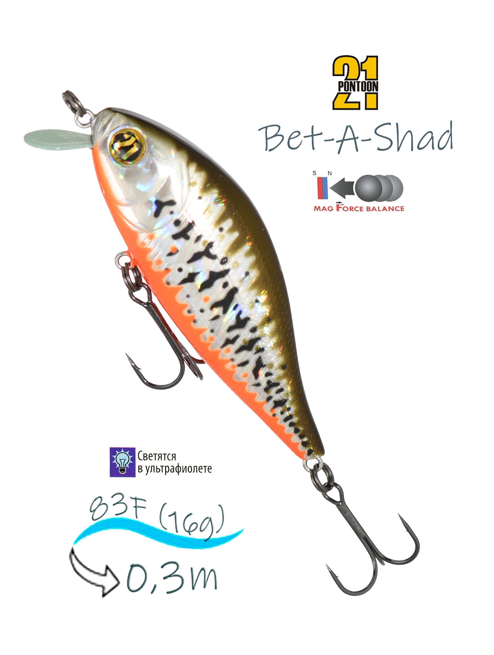 Bet-A-Shad 83 F-SR R53 - фото