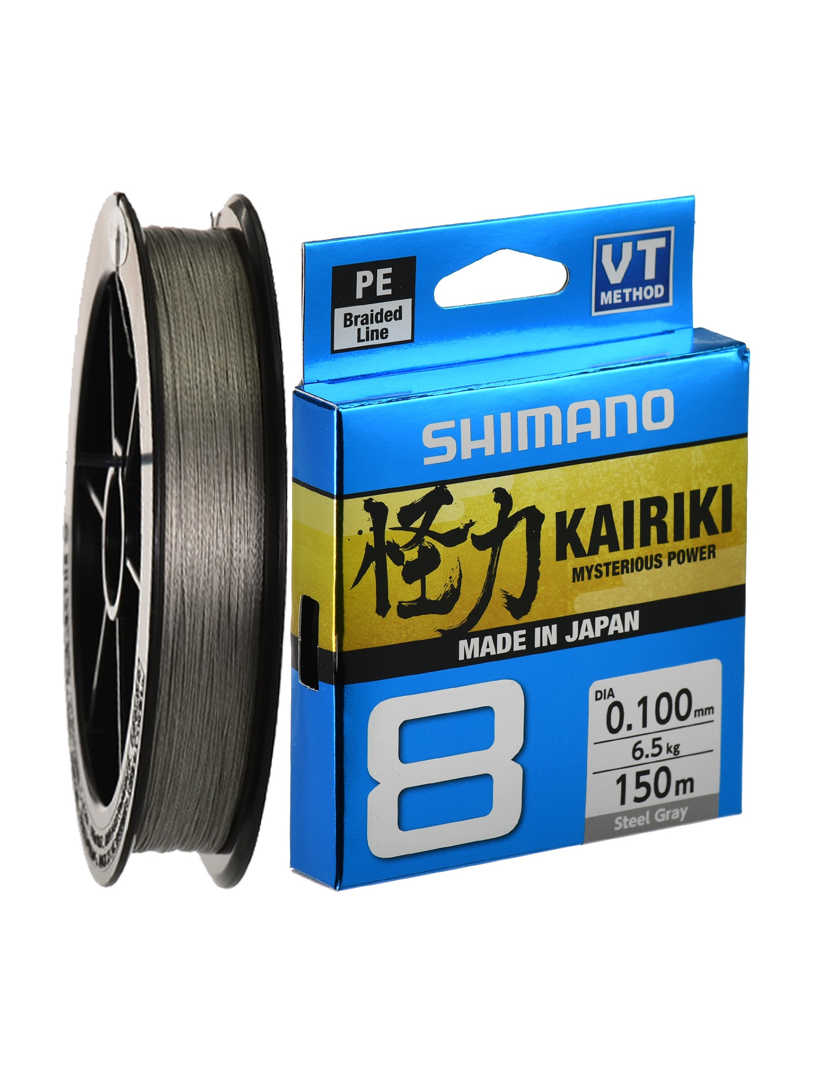 Shimano Kairiki 8 Steel Gray 0,10-150m