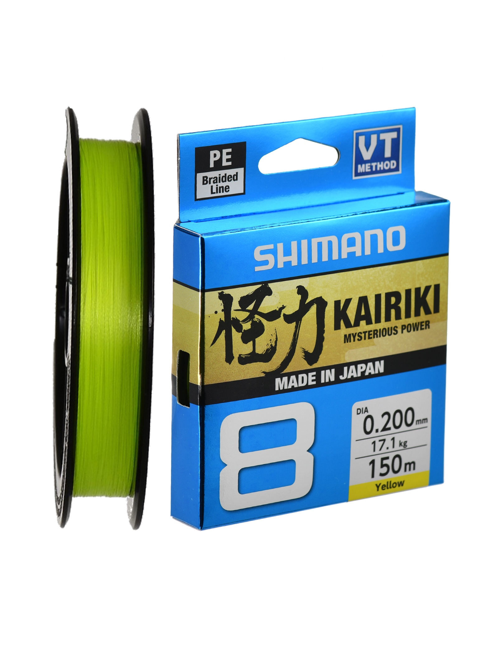 Shimano Kairiki 8 Yellow 0,20-150m