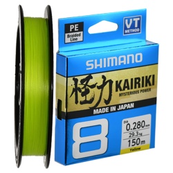 Shimano Kairiki 8 Yellow 0,280-150m - фото
