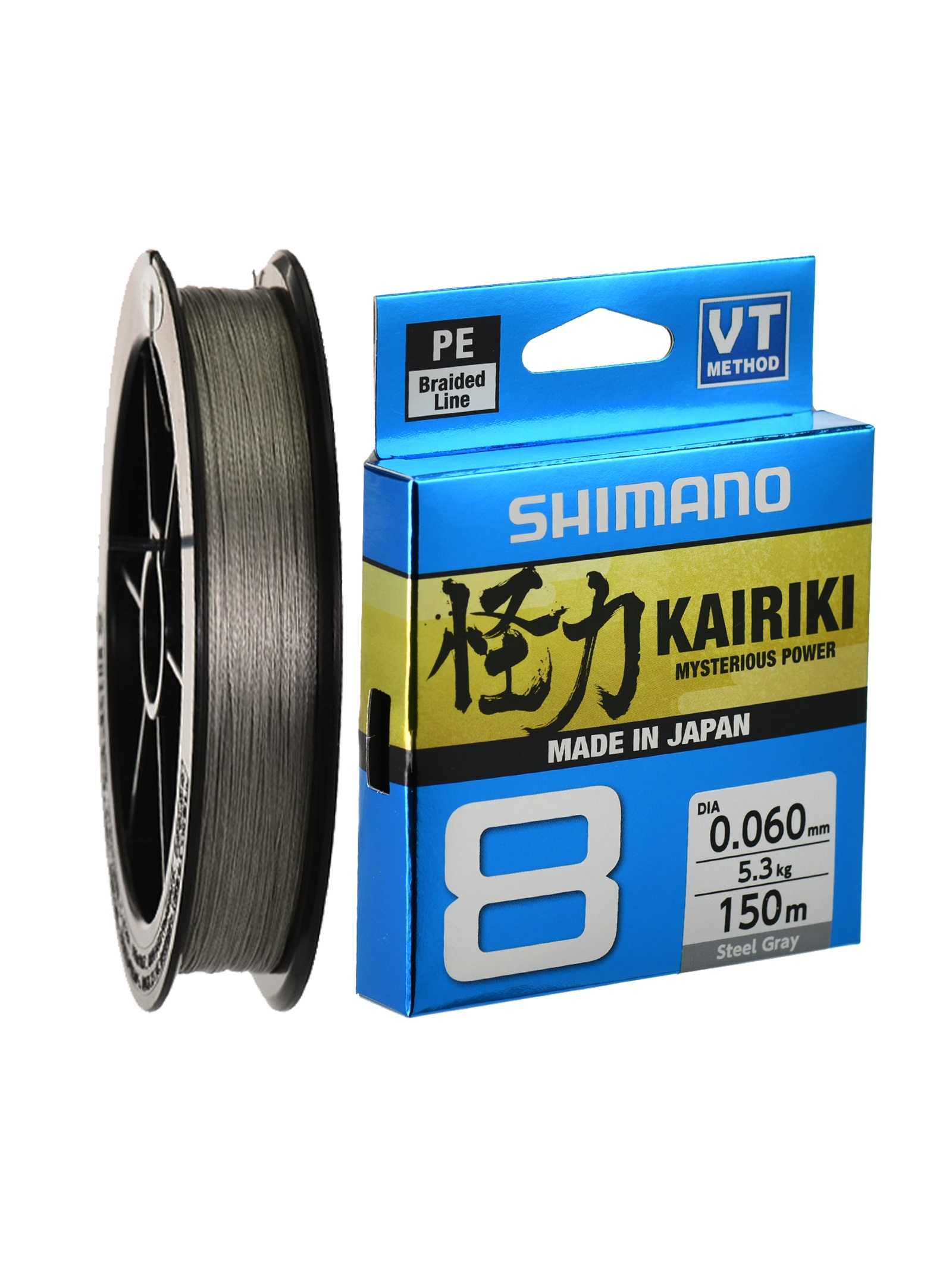 Shimano Kairiki 8 Steel Gray 0,06-150m