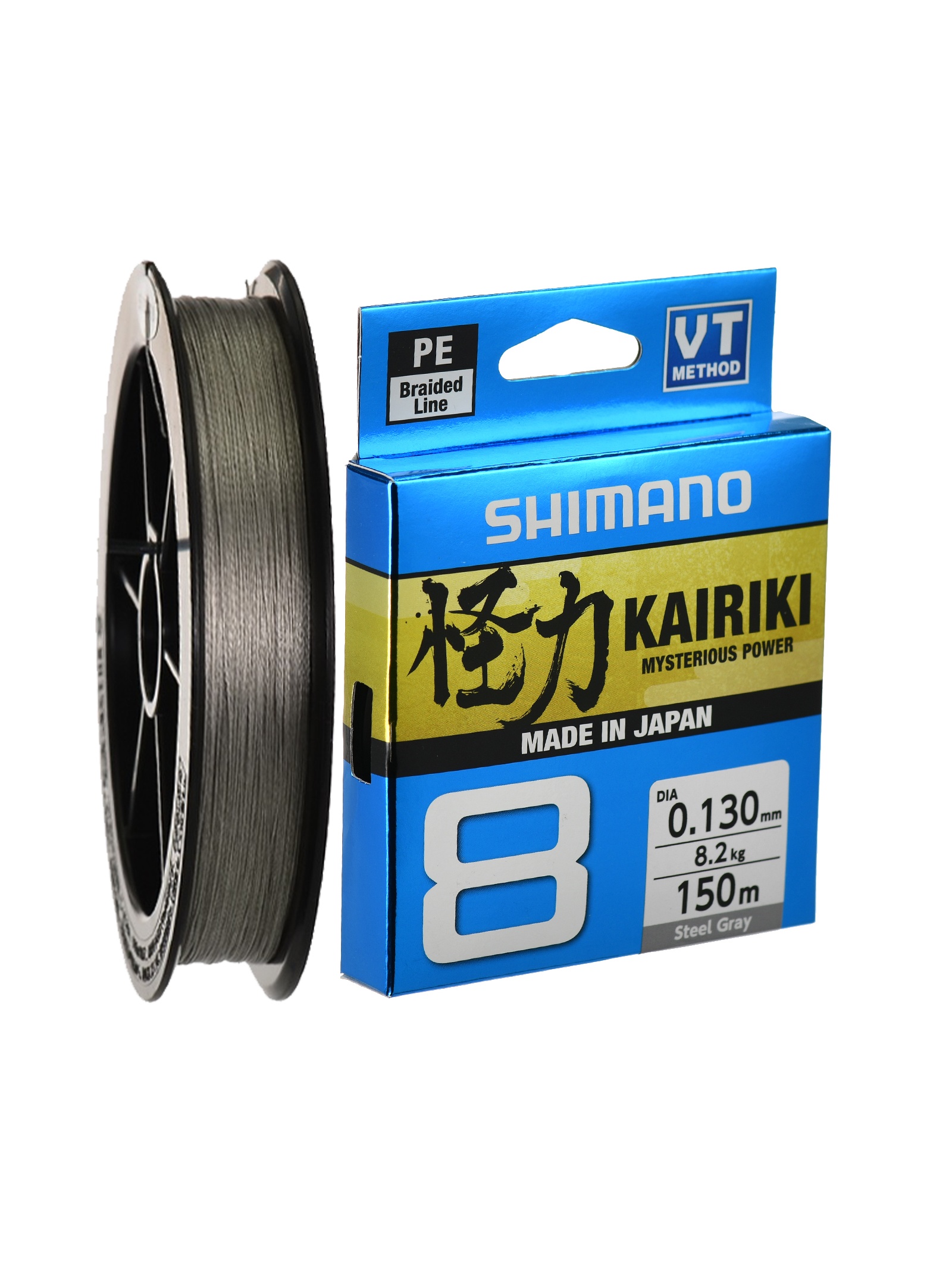 Shimano Kairiki 8 Steel Gray 0,13-150m