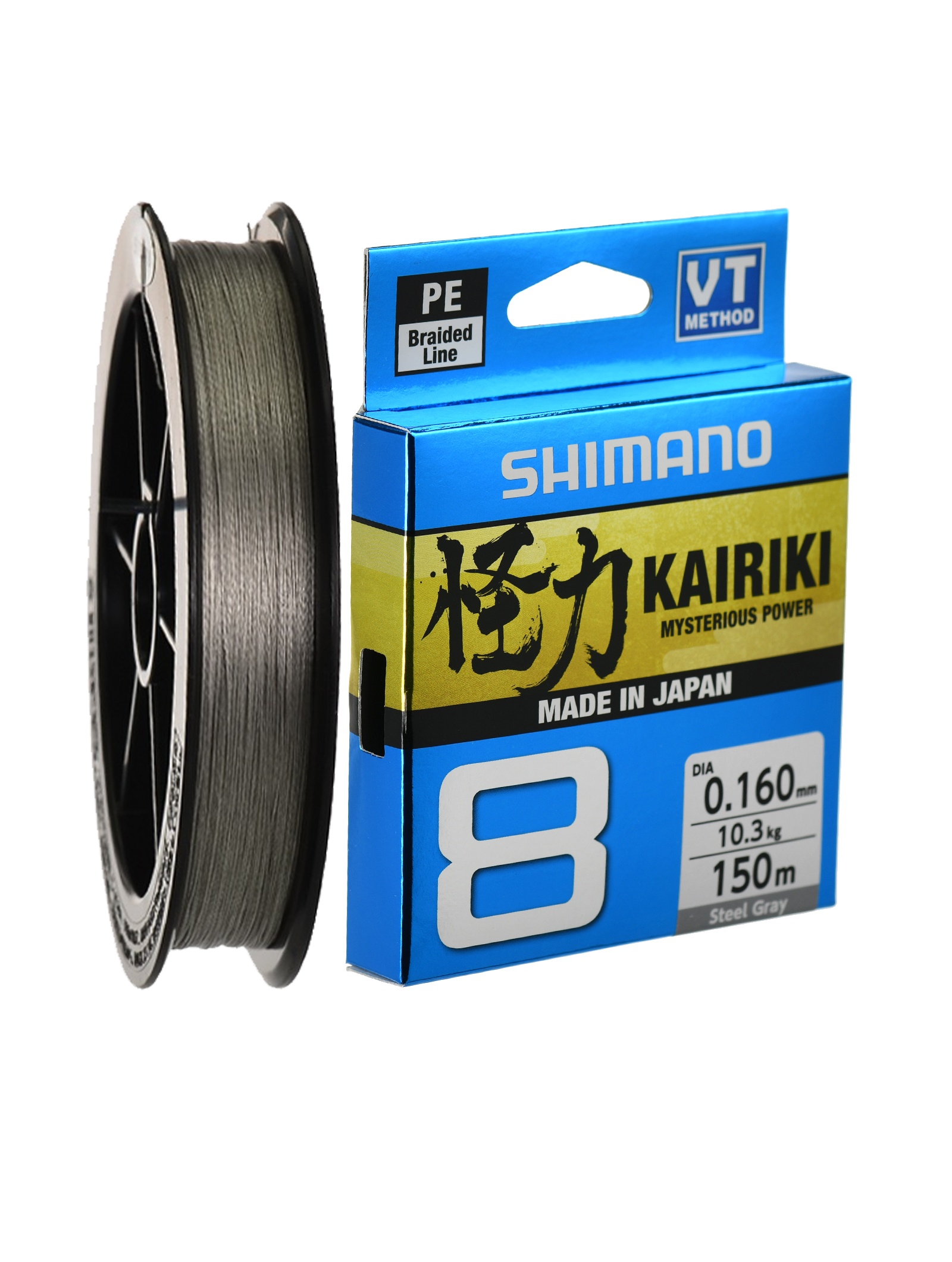 Shimano Kairiki 8 Steel Gray 0,16-150m