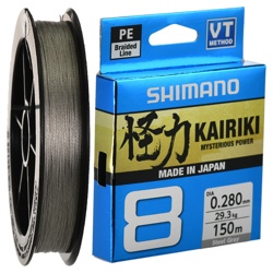 Shimano Kairiki 8 Steel Gray 0,280-150m - фото