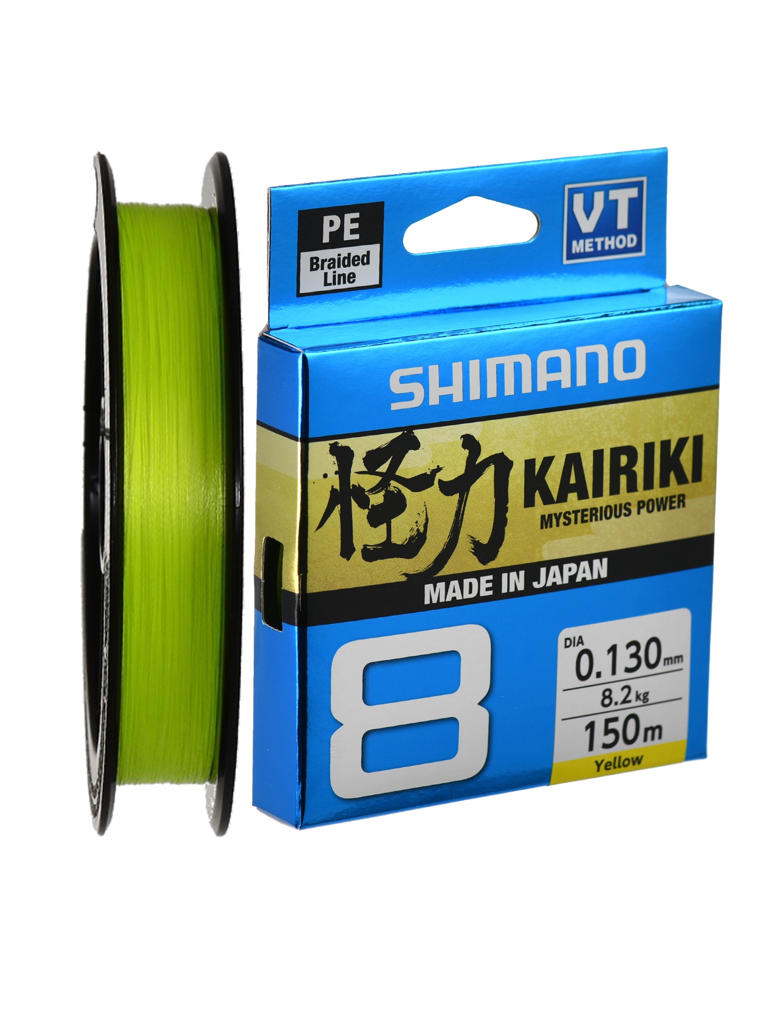 Shimano Kairiki 8 Yellow 0,13-150m