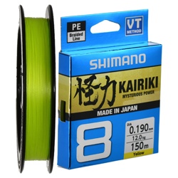 Shimano Kairiki 8 Yellow 0,19-150m - фото