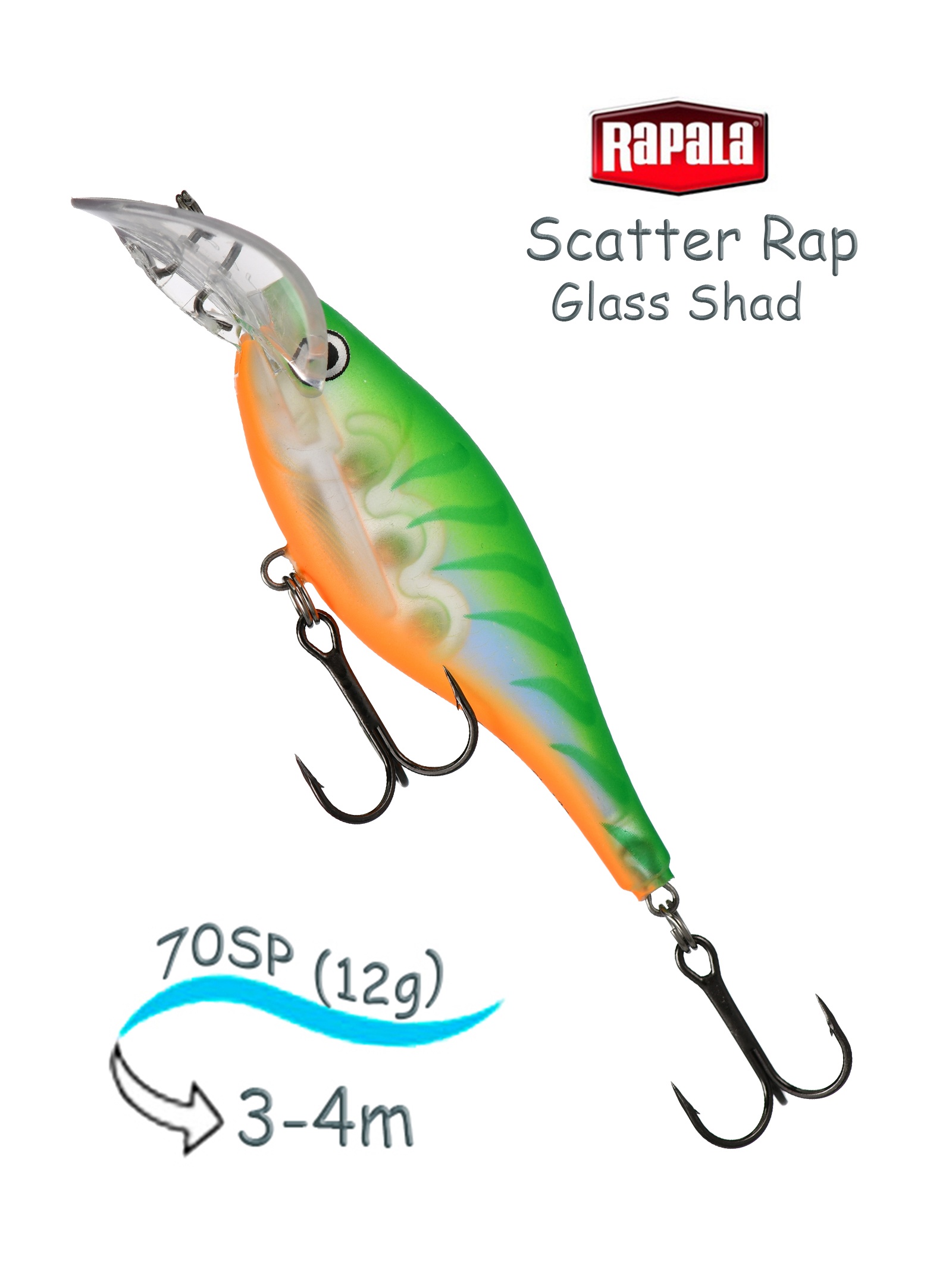 SCRGS07 GGTU Scatter Rap Glass Shad