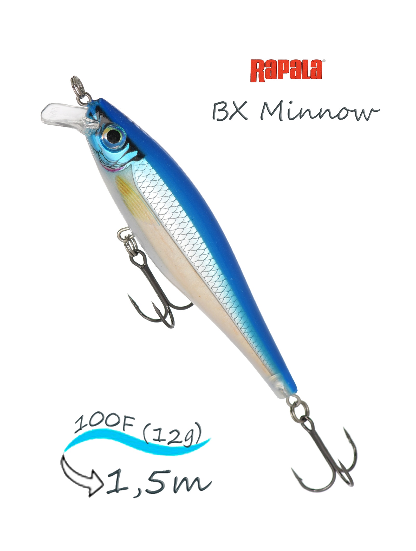 BXM10-BLP BX Minnow