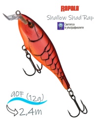 SSR09 DMN Shallow Shad Rap - фото