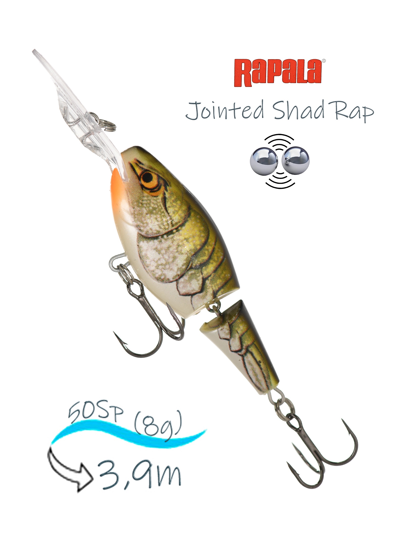 JSR05 CW Jointed Shad Rap