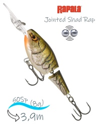 JSR05 CW Jointed Shad Rap - фото