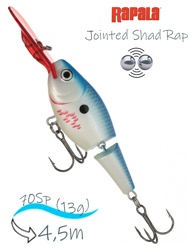 JSR07 BBSD Jointed Shad Rap - фото