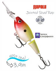 JSR05 CLN Jointed Shad Rap - фото