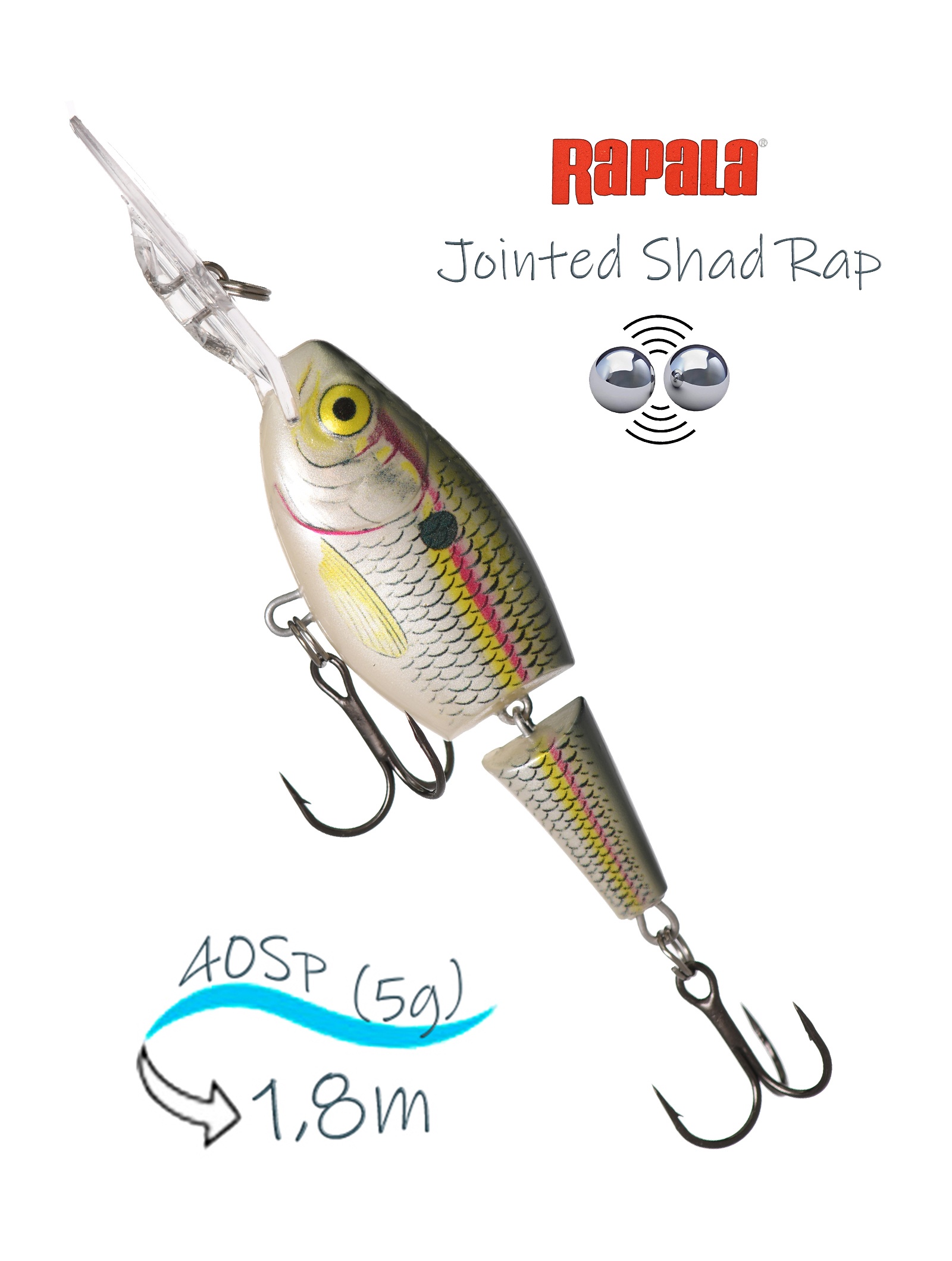 JSR04 SD Jointed Shad Rap