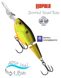 JSR04 CB Jointed Shad Rap - фото