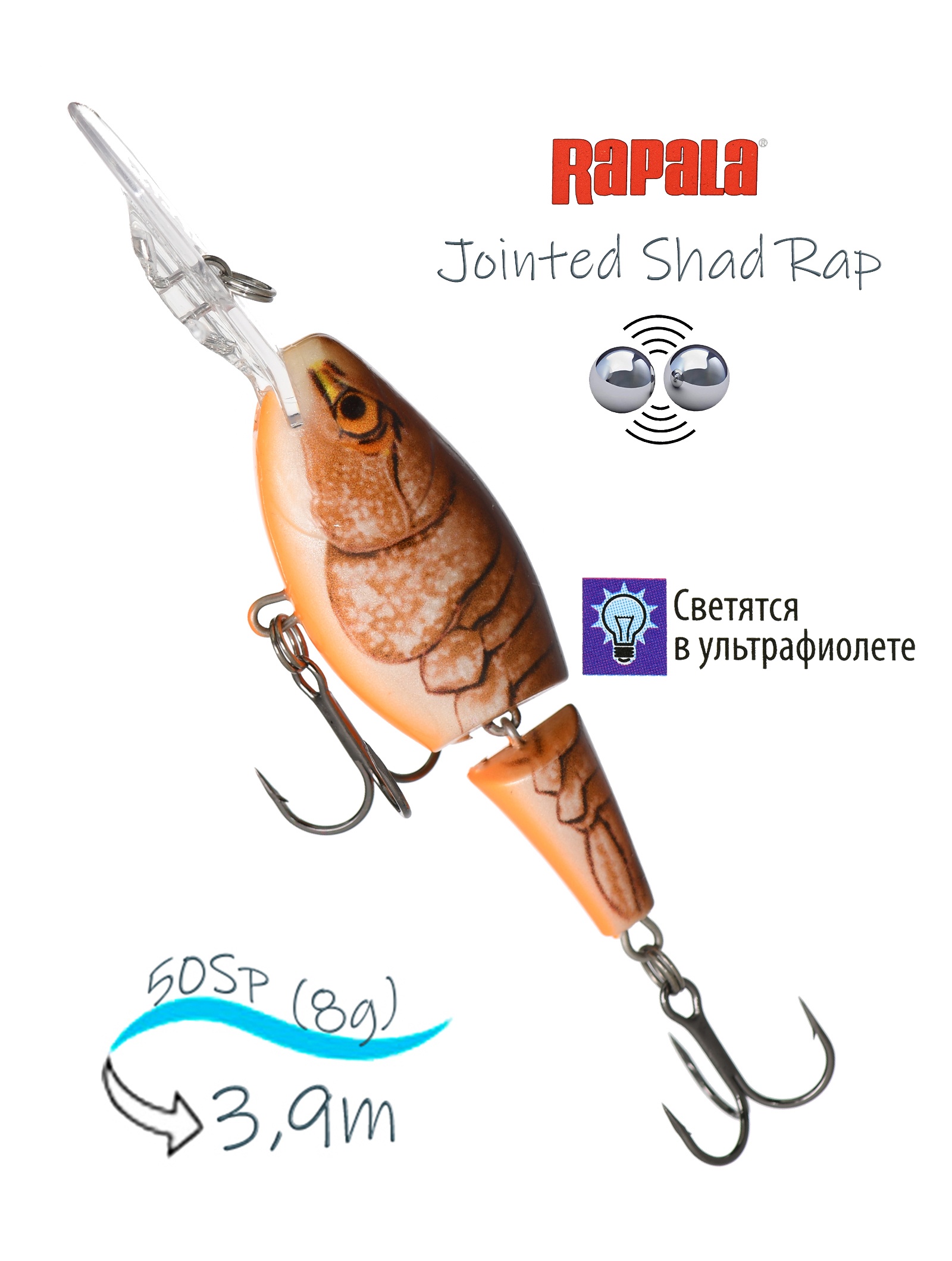 JSR05 BCW Jointed Shad Rap