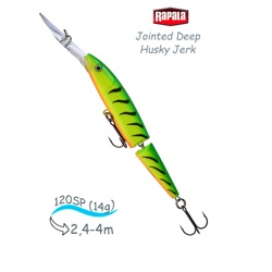 JDHJ12 FT Jointed Deep Husky Jerk - фото