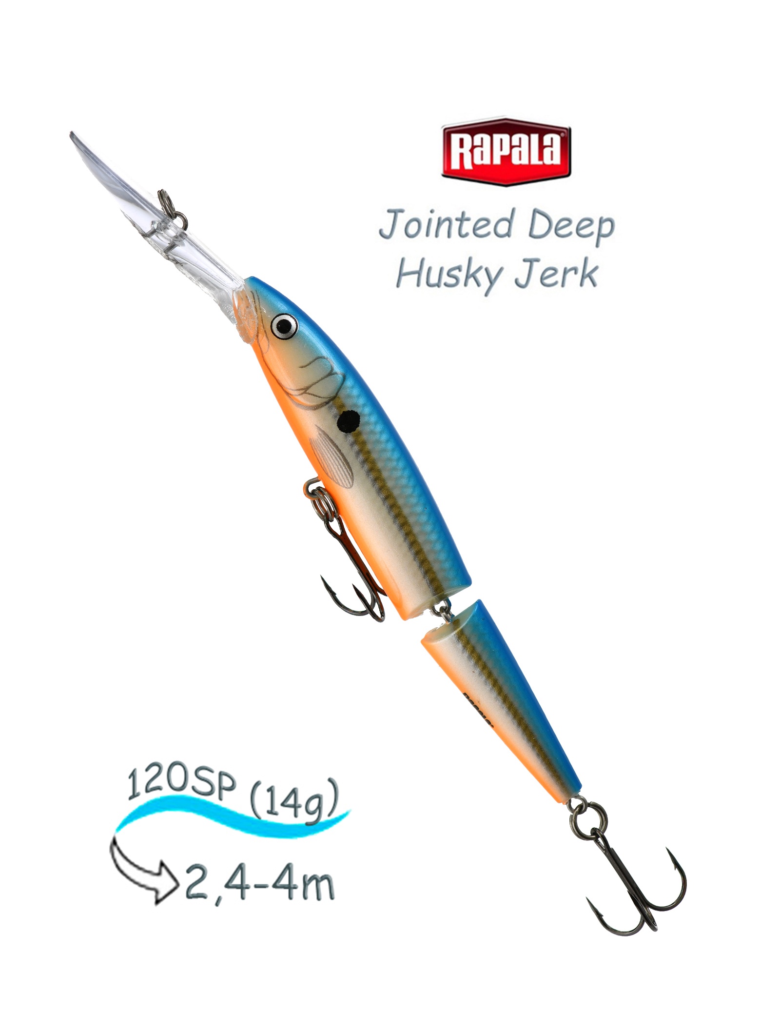 JDHJ12 BSD Jointed Deep Husky Jerk