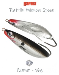 RMSR08 CH Rattlin Minnow Spoon - фото