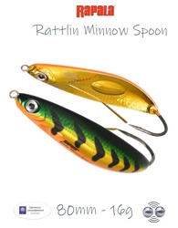 RMSR08 FLP Rattlin Minnow Spoon - фото
