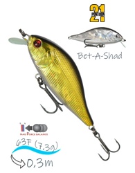 Bet-A-Shad 63 F-SR 222 Doublet - фото