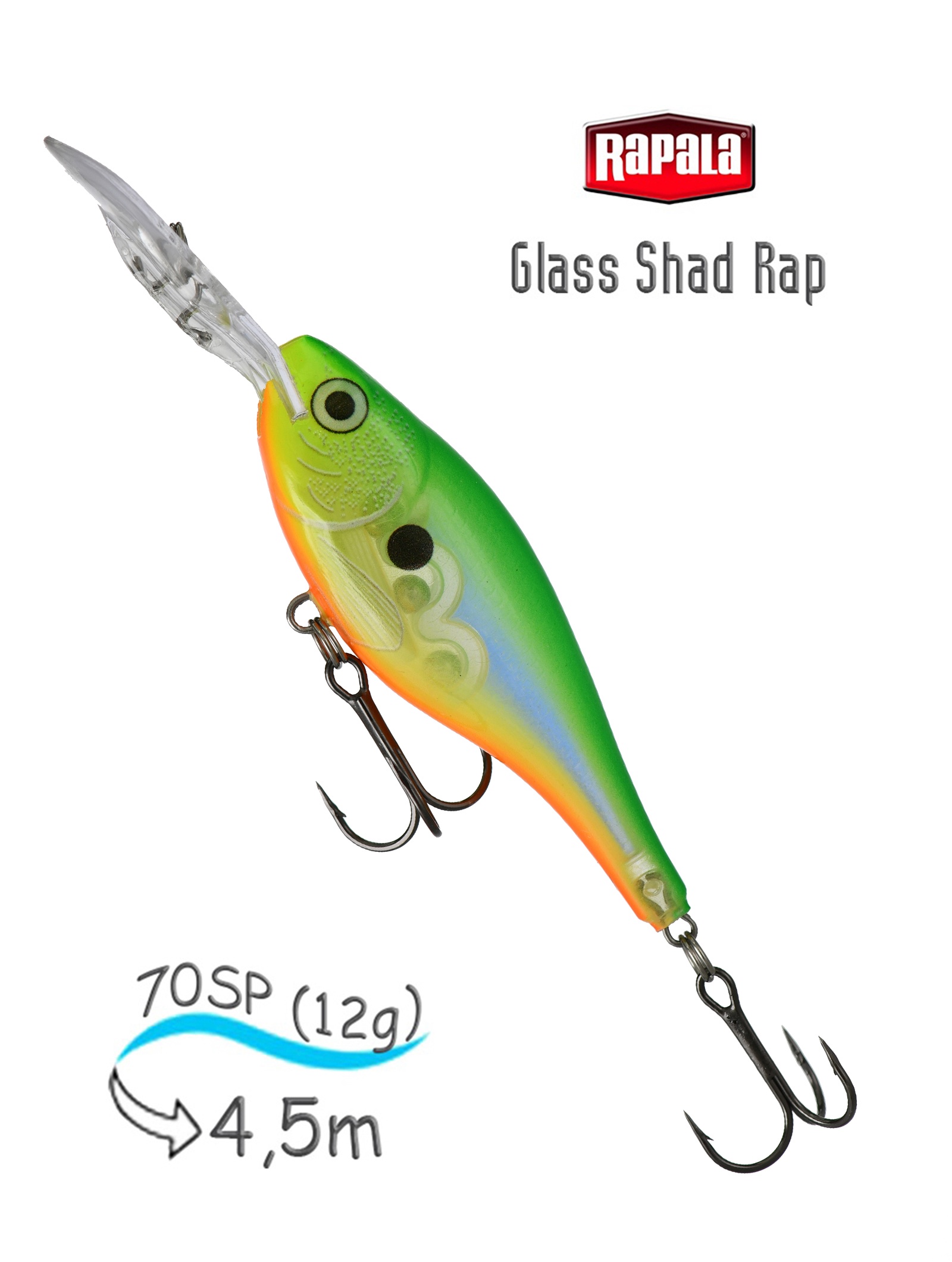 GSR07 GCS Glass Shad Rap