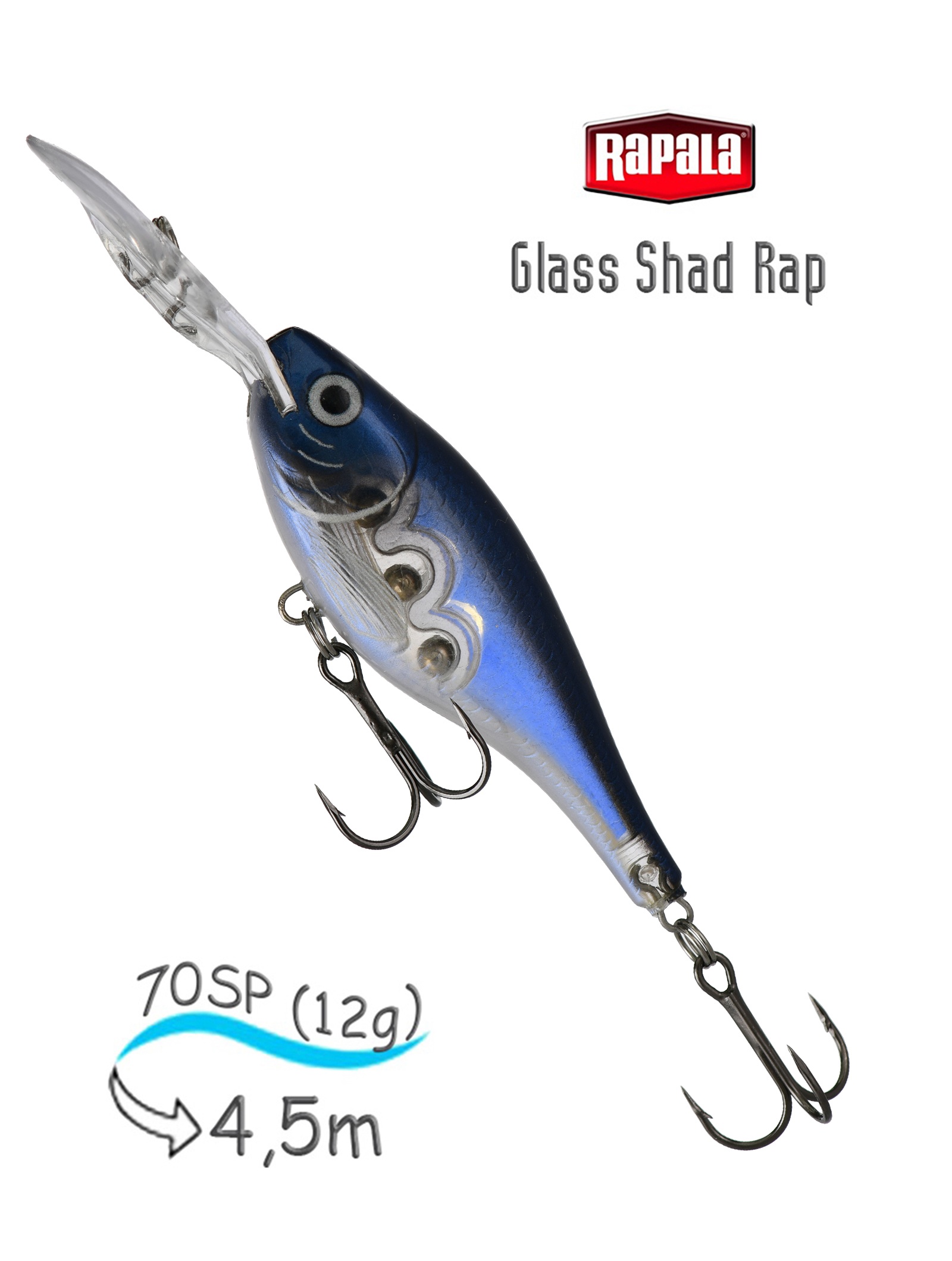 GSR07 HGH Glass Shad Rap