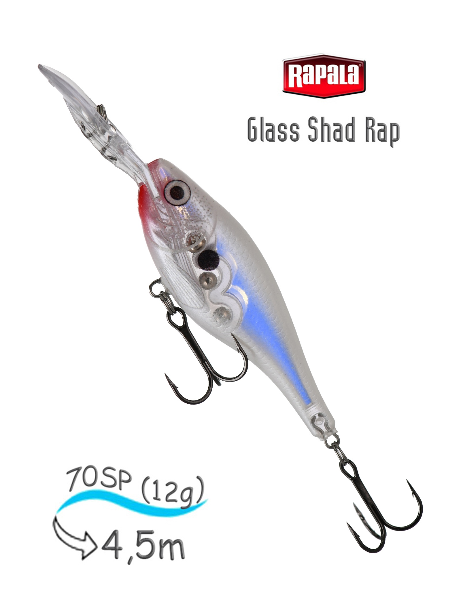 GSR07 GSD Glass Shad Rap