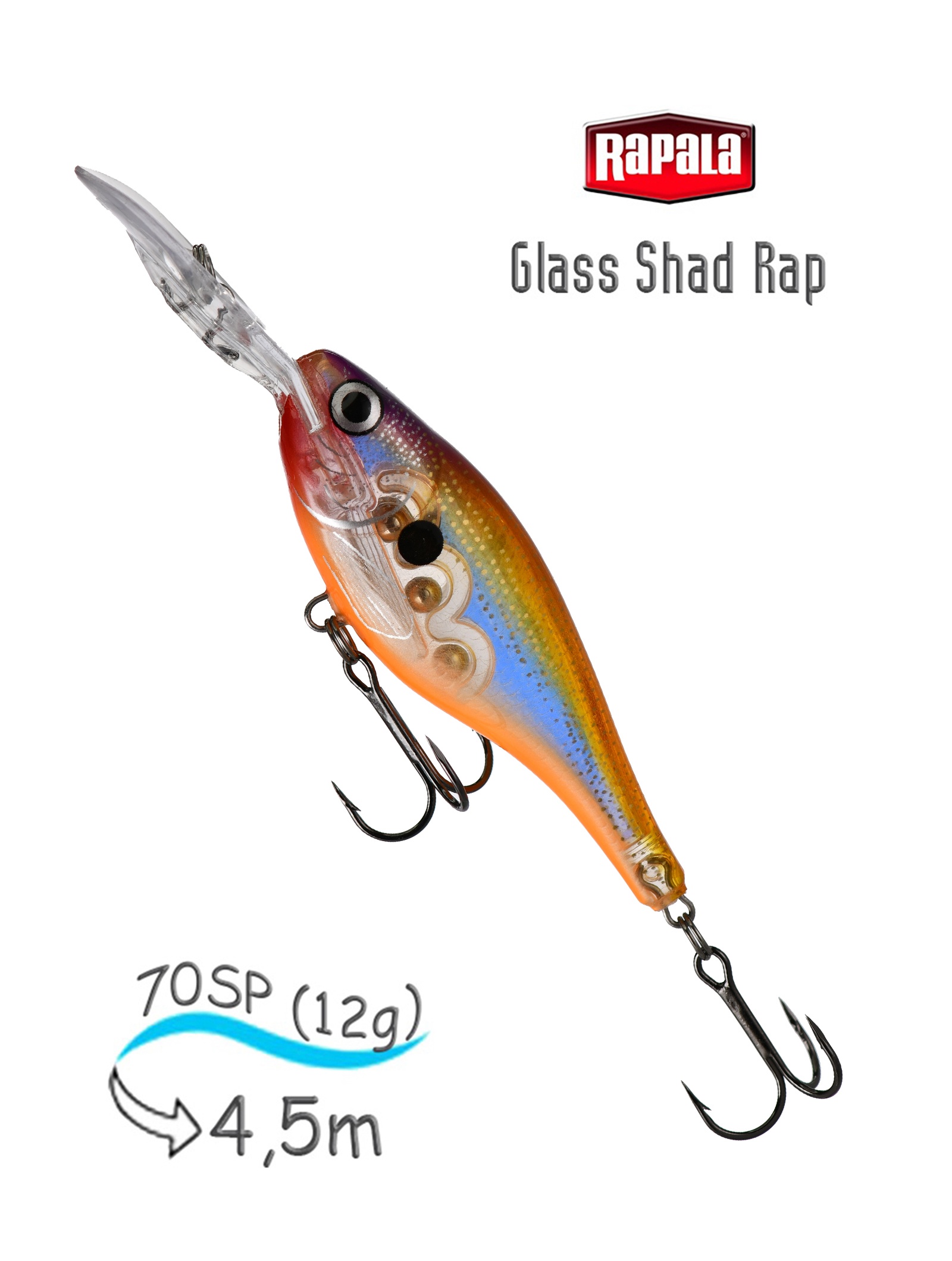 GSR07 GPSF Glass Shad Rap