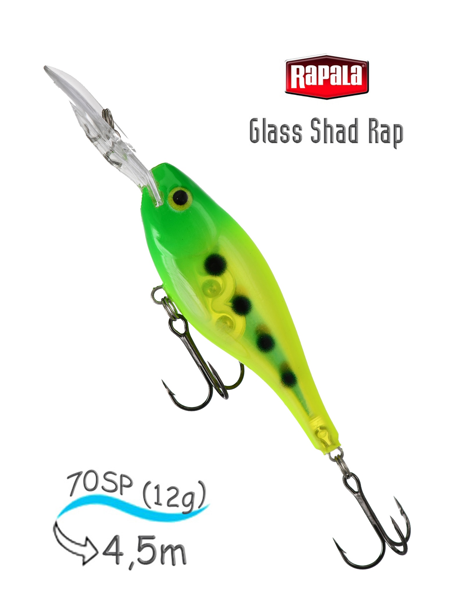 GSR07 SLMG Glass Shad Rap