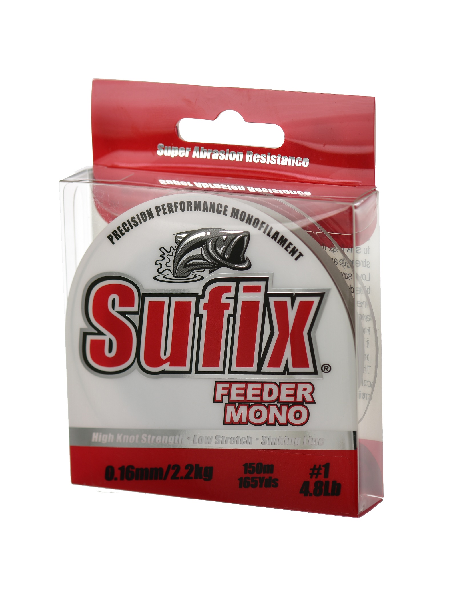 Sufix 0,16*150m Feeder mono Burgundy Sufix 0,16*150m Feeder mono Burgundy
