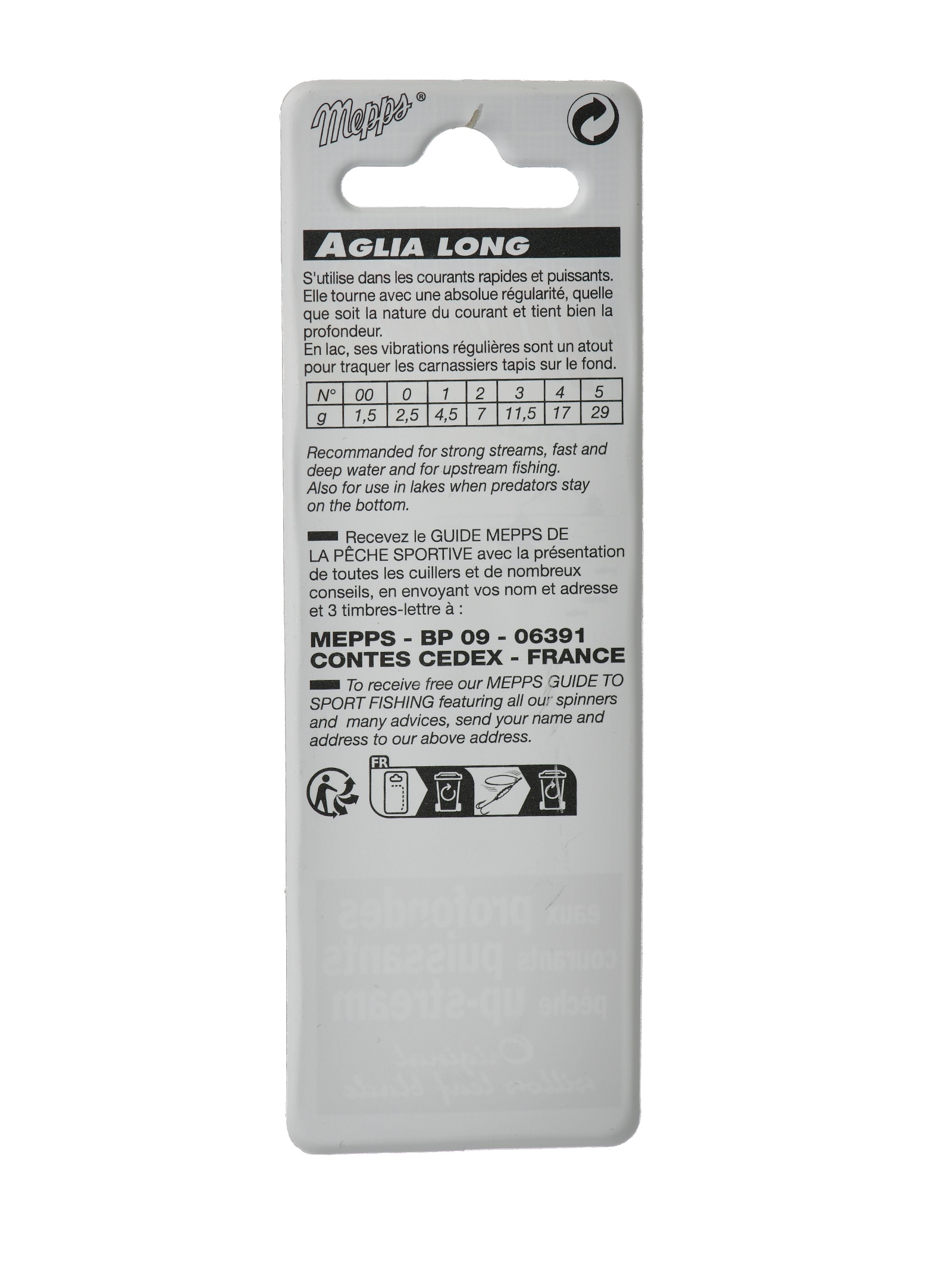 Blister Aglia Long Heavy 2 Silver-Rainbo