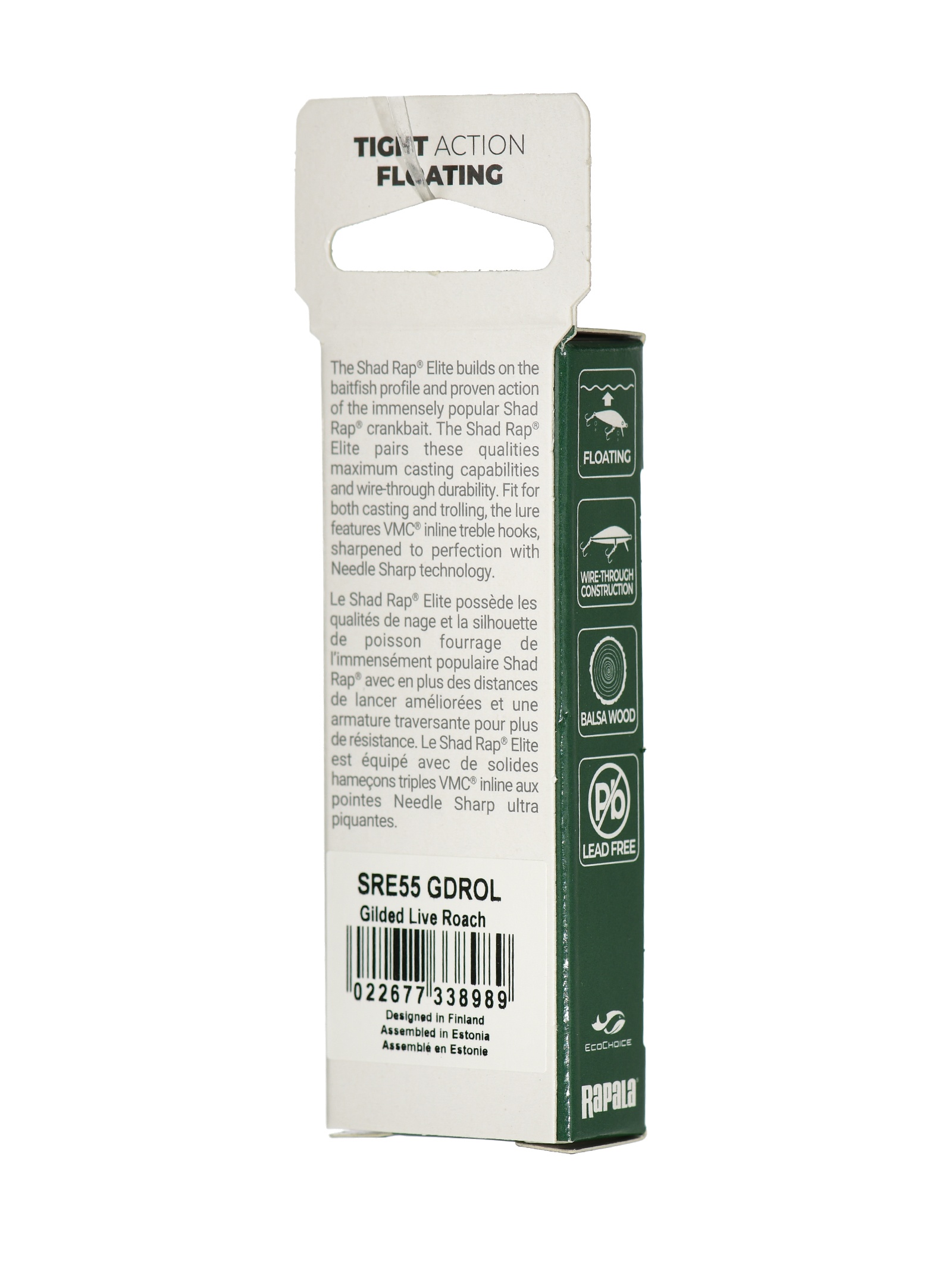 SRE55 GDROL Shad Rap Elite