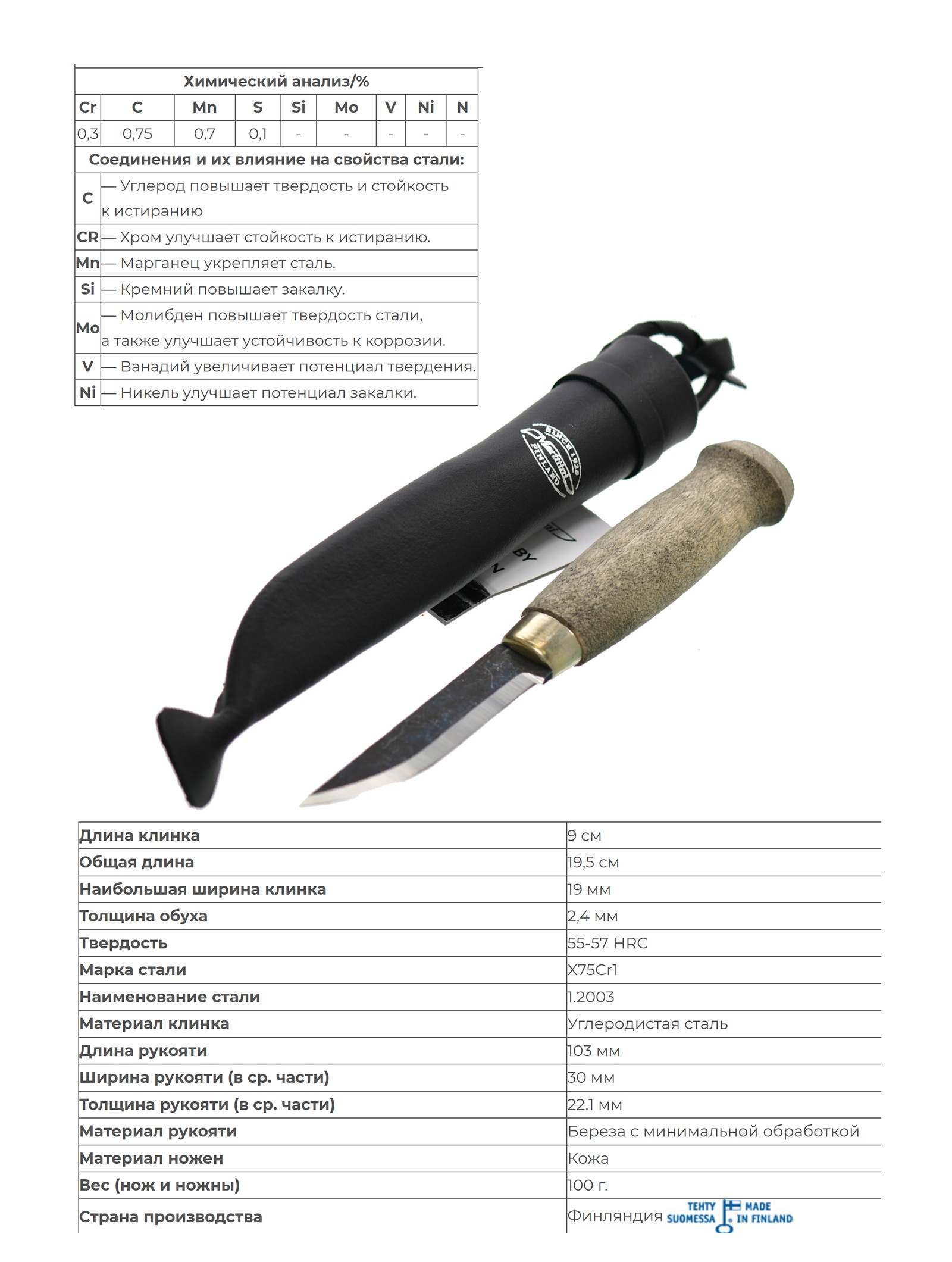 Marttiini Нож Lynx Lumberjack (127019) Marttiini Нож Lynx Lumberjack (127019)