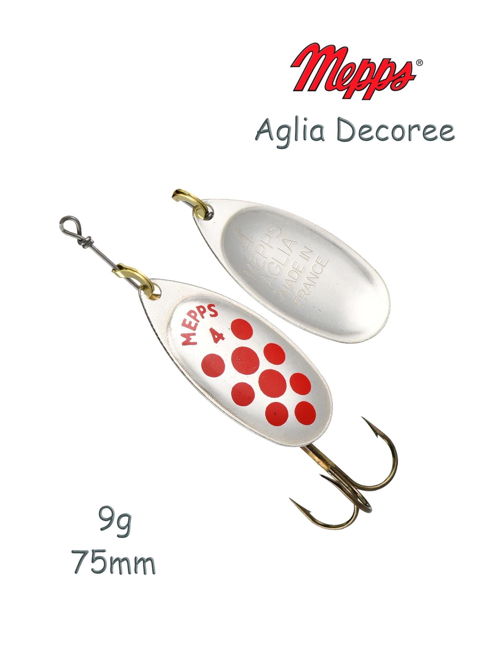 Aglia Decoree PTS 4 Silver-Red