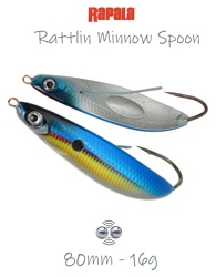 RMSR08 HBSD Rattlin Minnow Spoon - фото