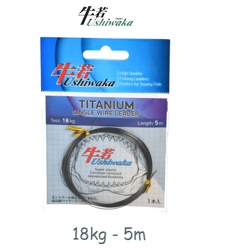 Ushiwaka UTSW0518 Поводочный материал 18*5 Titanium Single Wire - фото